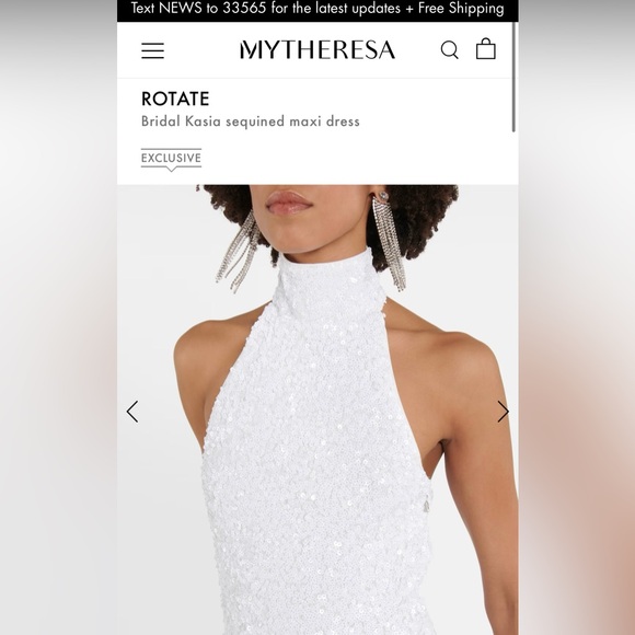 MyTheresa sequin bridal gown - Picture 3 of 3
